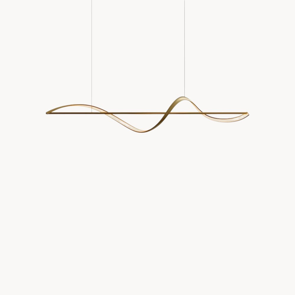 Suspension LED Design Moderne en forme de vague