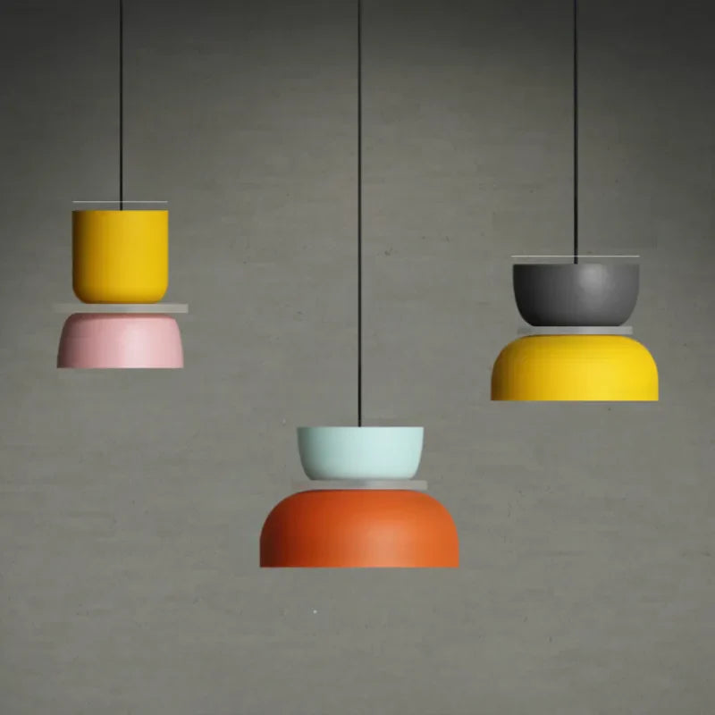 Suspension Design Scandinave Macaron Colorée