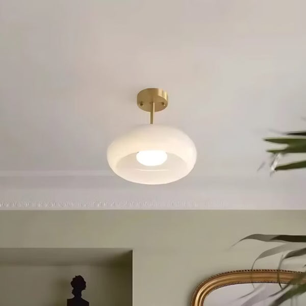 Plafonnier en Verre Sphère style Bauhaus Moderne