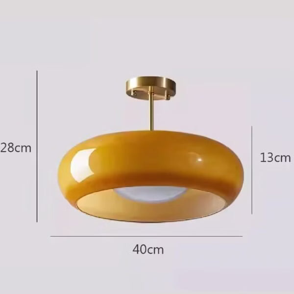 Plafonnier en Verre Sphère style Bauhaus Moderne