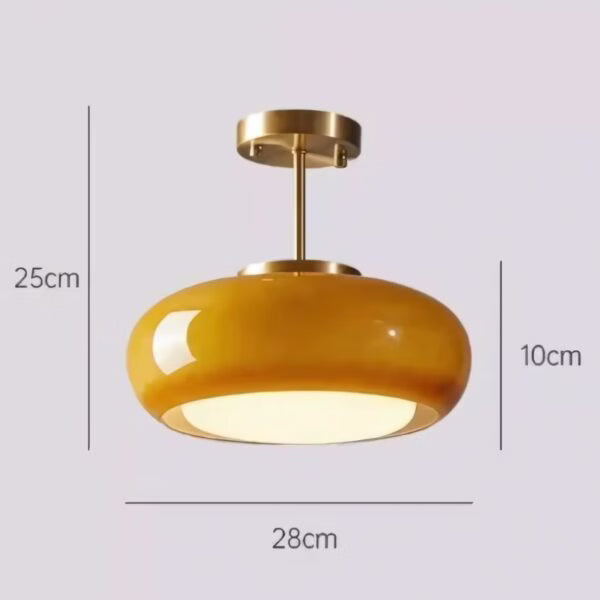 Plafonnier en Verre Sphère style Bauhaus Moderne