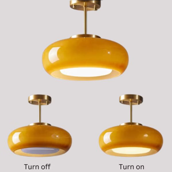 Plafonnier en Verre Sphère style Bauhaus Moderne