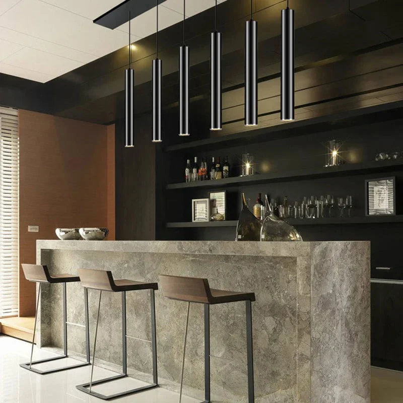 Suspension LED moderne 4 têtes style nordique