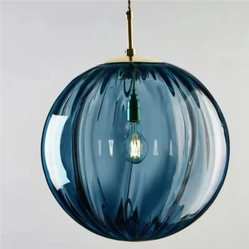 Suspension Boule en Verre Design Moderne Nordique