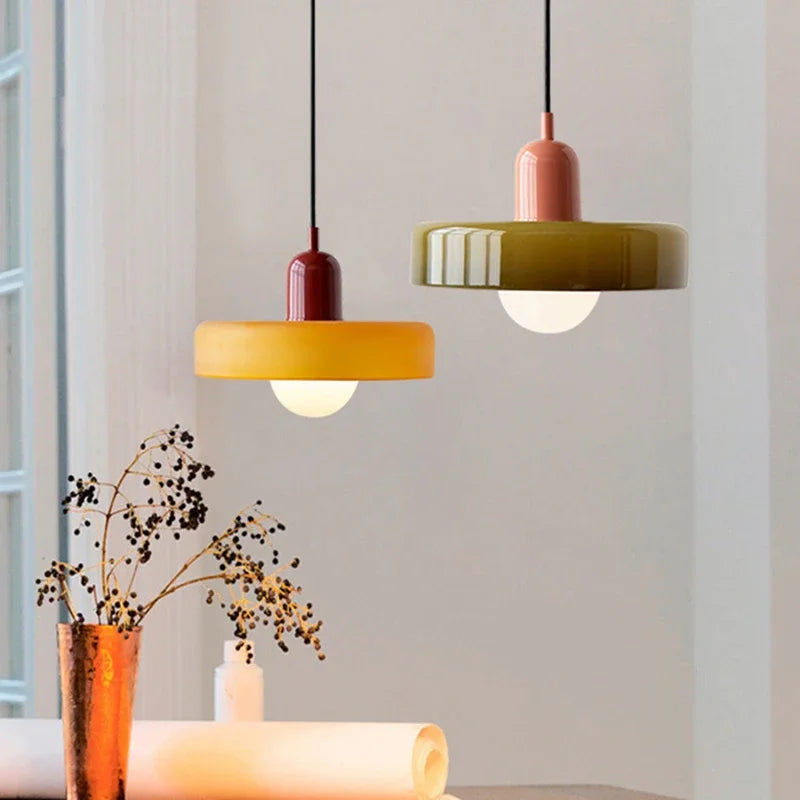 Suspension style Nordique en Verre Design Minimaliste