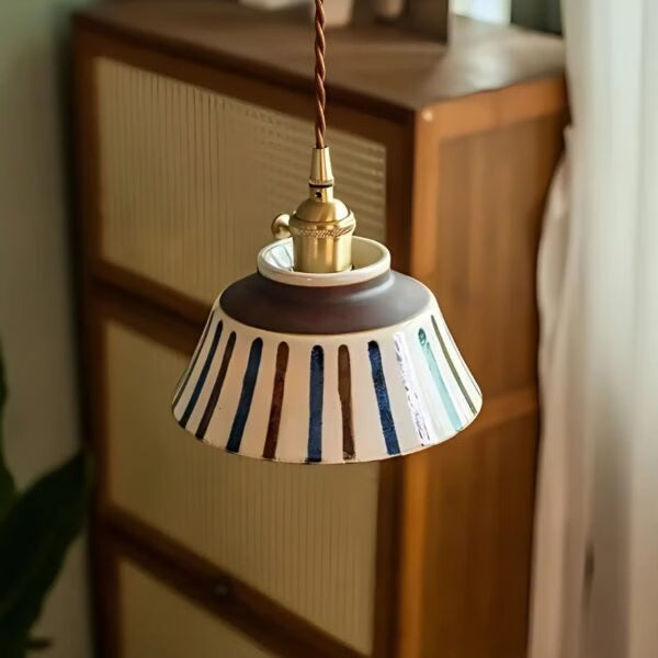 Suspension Blanche en Céramique LED Design épuré Moderne