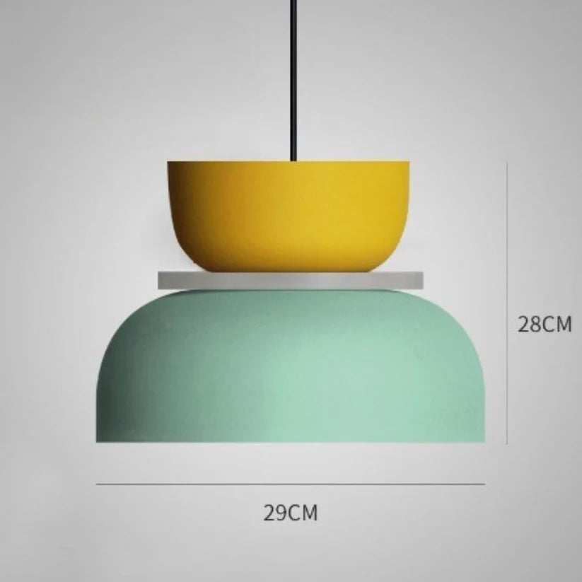 Suspension Design Scandinave Macaron Colorée