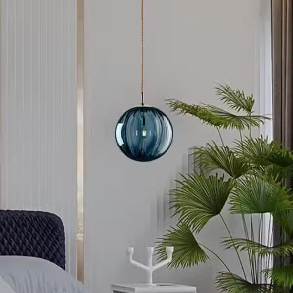 Suspension Boule en Verre Design Moderne Nordique