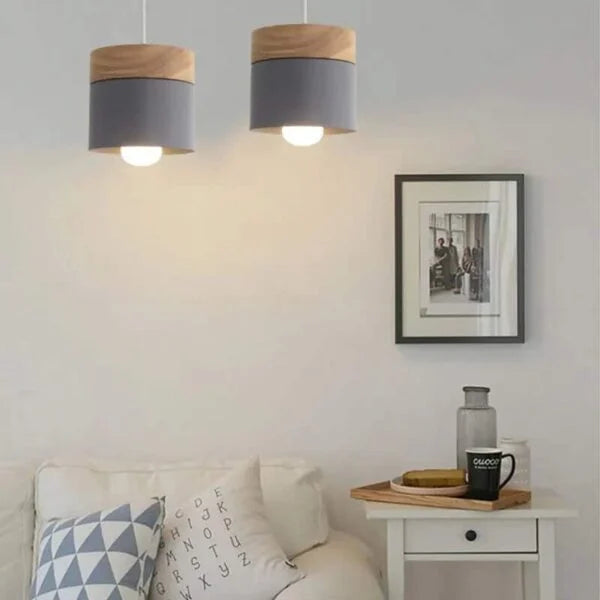 Suspension en Bois style Nordique Moderne
