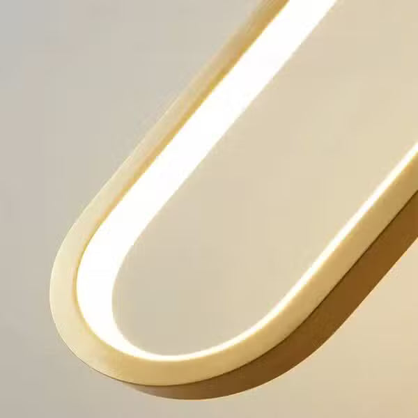 Suspension Ovale Design Minimaliste LED