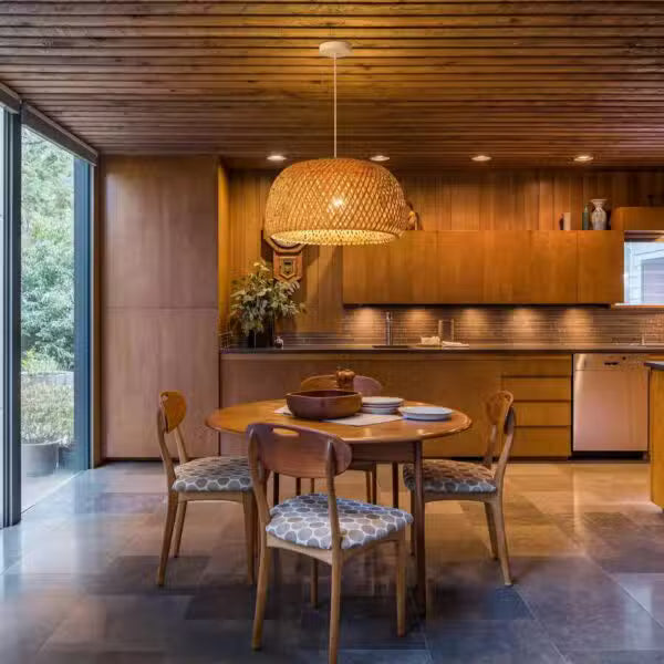 Suspension en Bambou Tressé Design Naturel