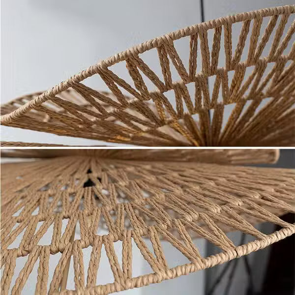 Suspension en Rotin Tressé style Bohème Design
