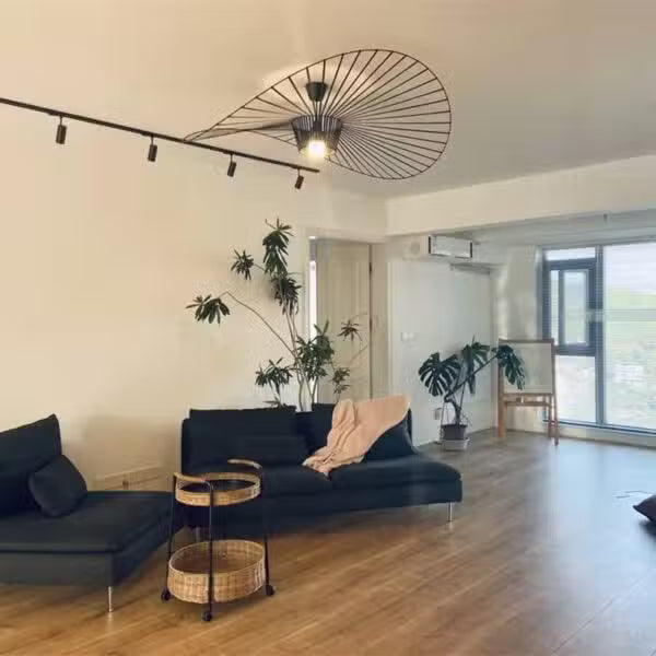 Suspension LED Design Moderne Nordique Noir