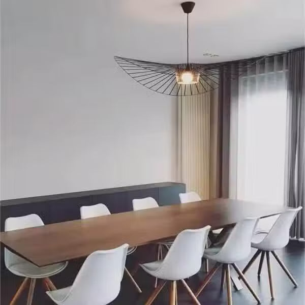 Suspension LED Design Moderne Nordique Noir