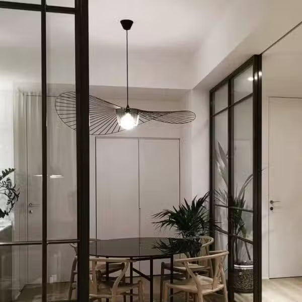 Suspension LED Design Moderne Nordique Noir