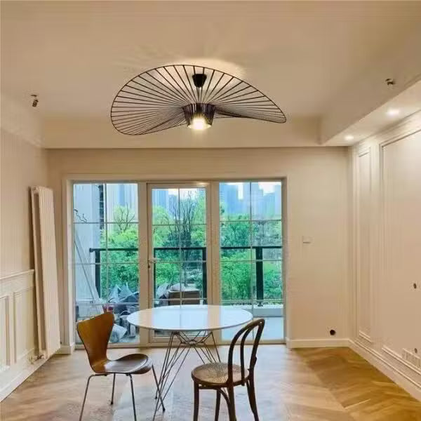 Suspension LED Design Moderne Nordique Noir