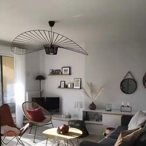 Suspension LED Design Moderne Nordique Noir