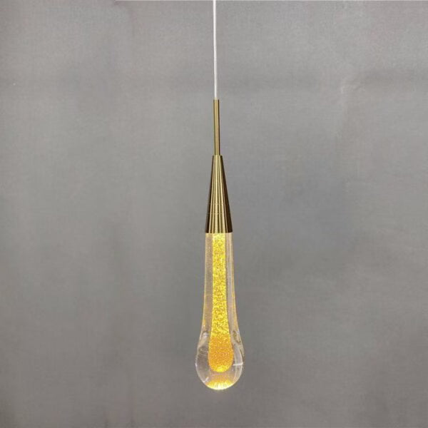 Suspension en Forme de Goutte Design LED