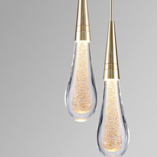 Suspension en Forme de Goutte Design LED
