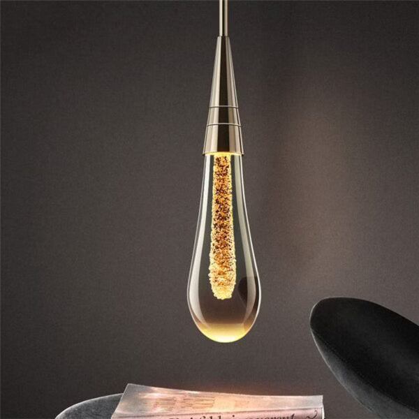 Suspension en Forme de Goutte Design LED