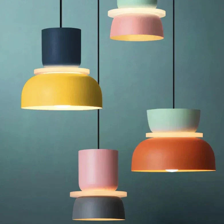 Suspension Design Scandinave Macaron Colorée