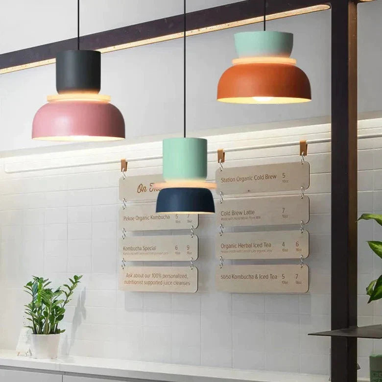Suspension Design Scandinave Macaron Colorée