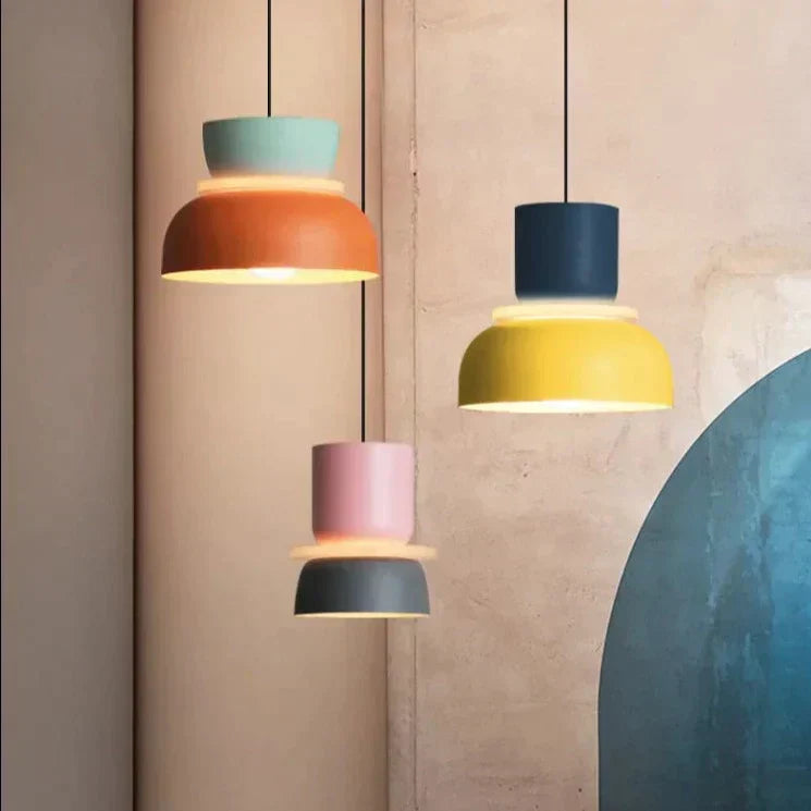 Suspension Design Scandinave Macaron Colorée